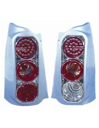 KIT FANALE POSTERIORE MERCEDES SMART FORTWO A LED CORNICE CROMATADEPO MK.ME.4