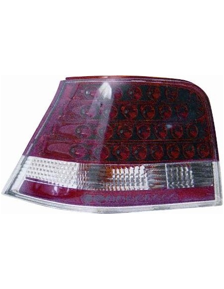 KIT FANALE POSTERIORE VOLKSWAGEN GOLF IV MOD. LED ROSSO - CROMATODEPO MK.VW.19