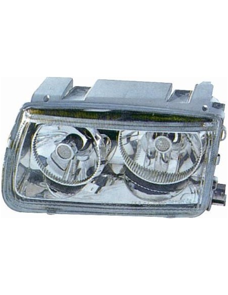 KIT PROIETTORE VOLKSWAGEN POLO 95 DOPPIA PARABOLA CROMATA C\\FAN. CRYSTALDEPO MK.VW.20