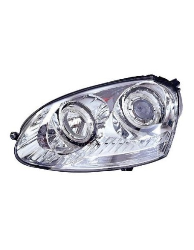 KIT PROIETTORE VOLKSWAGEN GOLF V CON LENTICOLARE CROMATO E TECN. CELISDEPO MK.VW.21
