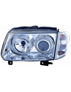 KIT PROIETTORE VOLKSWAGEN POLO 99 C/LENTIC. CROM. + FAN. CRYSTALDEPO MK.VW.30