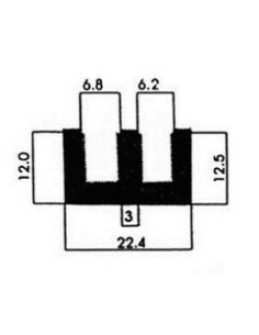 TRAFILATO FLOCCATO 25MT. 049018 SICCOM