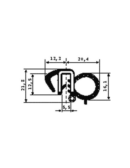 TRAFILATO PSL VANO PORTA -IN ROTOLI IVECO 057841 SICCOM
