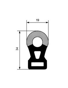 GUARNIZIONE COFANO MOTOR.IVECO 180-300 T.V. 820197113K SICCOM