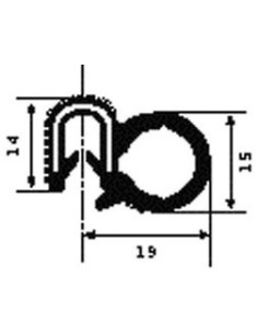 GUARNIZIONE VANO PORTA IV.300 820428125W SICCOM