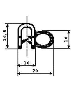 TRAFILATO PSL VANO PORTA -IN ROTOLI PEUGEOT 820538115S SICCOM