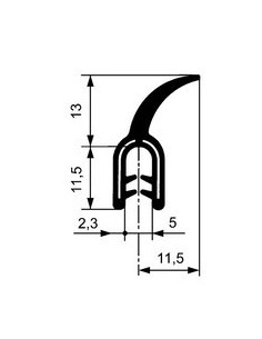 GUARNIZIONE COFANO MOTOR.UNIVERSALE 820673116A SICCOM