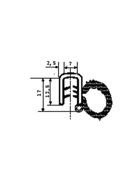 GUARNIZIONE PORTA UNO IN ROTOLI 827513115C SICCOM