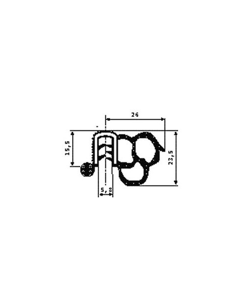 GUARNIZIONE PORTA DUCATO'94 in poi MT.4,3 87203006 SICCOM