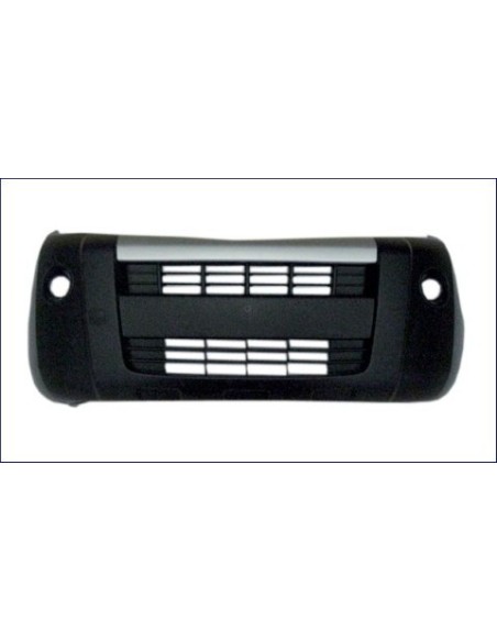 PARAURTO ANTERIORE CON FASCIA SUPERIORE COLOR ARGENTO CON FORI FENDINEBBIA FIAT FIORINO-FIORINO CARGO 2007