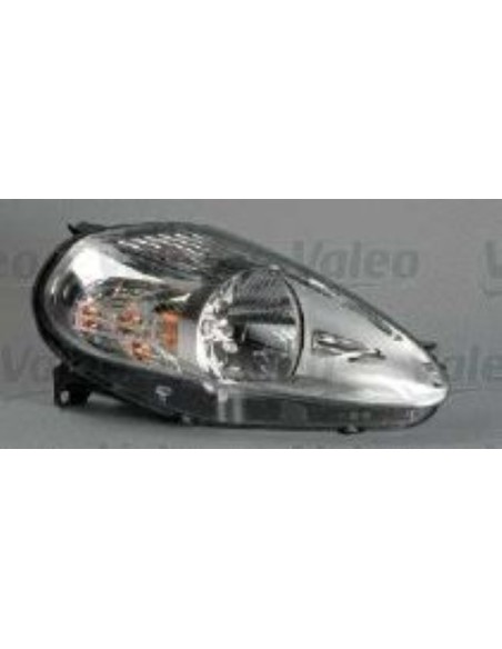 FARO ANTERIORE PROIETTORE DX H4 C/MOTOR EL FIAT GRANDE PUNTO 09/05 in poi  SPINETTA BIANCA VALEO 088902