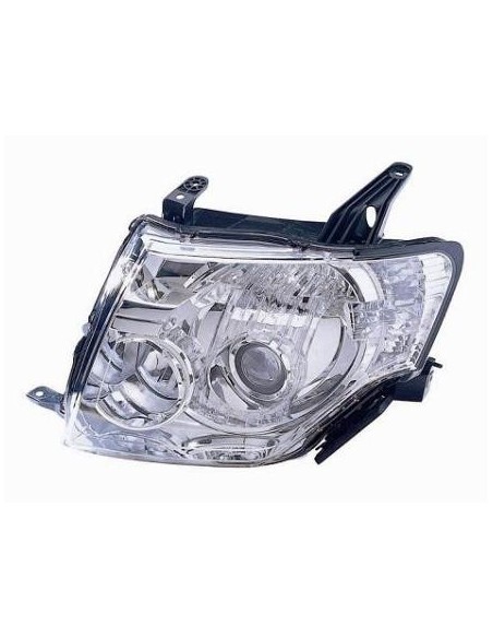 FARO FANALE PROIETTORE ANTERIORE MITSUBISHI PAJERO 2006 XENON DX DEPO 10011