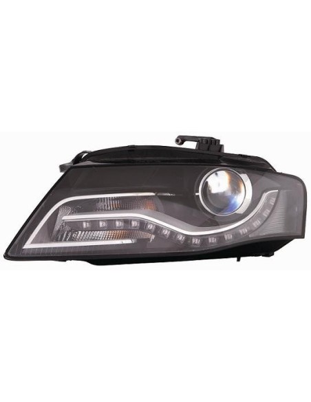 FARO FANALE PROIETTORE ANTERIORE AUDI A4 2007 XENON A LED C/MOTORE ELETT. DX DEPO 10019