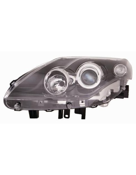 FARO FANALE PROIETTORE ANTERIORE RENAULT LAGUNA 2007 PARAB. NERA DX DEPO 10033