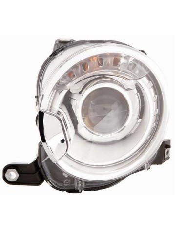 FARO FANALE PROIETTORE ANTERIORE FIAT 500 2010 XENON C/MOTORE DX DEPO 10071