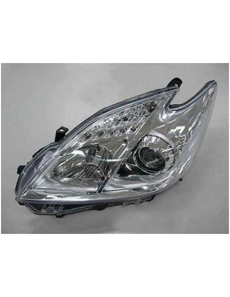 FARO FANALE PROIETTORE ANTERIORE TOYOTA PRIUS 2011 PARAB. CROMATA DX DEPO 10075