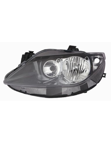 FARO FANALE PROIETTORE ANTERIORE SEAT IBIZA 2008 DOPPIA PARAB. NERA DX DEPO 10104