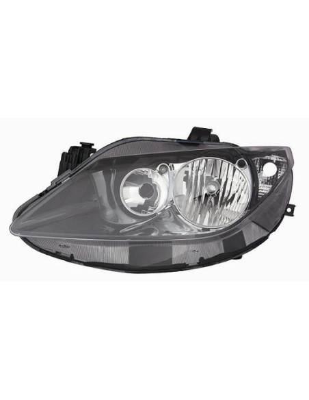 FARO FANALE PROIETTORE ANTERIORE SEAT IBIZA 2008 DOPPIA PARAB. NERA DX DEPO 10104