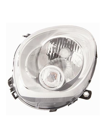FARO FANALE PROIETTORE ANTERIORE MINI COUNTRYMAN 2010CON FAN. BIANCO C/MOTORE ELETT. DX DEPO 10118