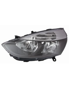 FARO FANALE PROIETTORE ANTERIORE RENAULT CLIO 2012 C/MOTORE PARAB. NERA BORDO INTERNO NERO DX DEPO 10411