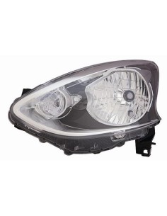 FARO FANALE PROIETTORE ANTERIORE NISSAN MICRA 2013 PARAB. NERA DX DEPO 10413