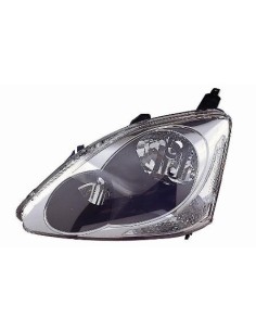 FARO FANALE PROIETTORE ANTERIORE HONDA CIVIC 2003 PARAB. NERA DX DEPO 21390