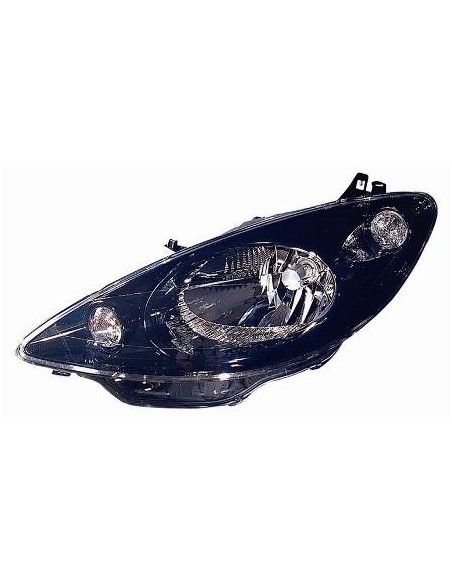 FARO FANALE PROIETTORE ANTERIORE PEUGEOT 1007 PARAB. NERA DX DEPO 23190
