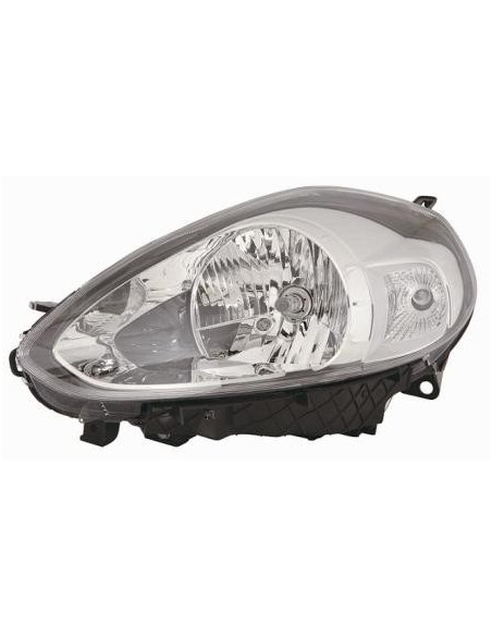 FARO FANALE PROIETTORE ANTERIORE FIAT GRANDE PUNTO EVO PARAB. CROMATA 2009 C/MOT. ELET. DX DEPO 27520