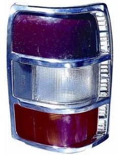 FANALE POSTERIORE MITSUBISHI PAJERO 91 CORNICE NERA DX DEPO 55990