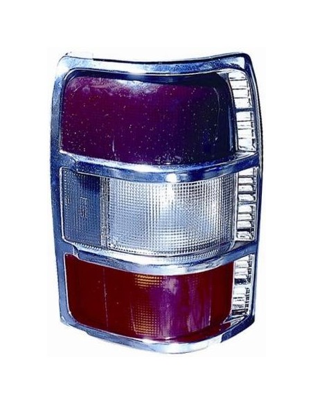 FANALE POSTERIORE MITSUBISHI PAJERO 91 CORNICE NERA DX DEPO 55990