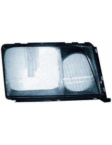 VETRO FARO FANALE PROIETTORE ANTERIORE MERCEDES 124 89 CORNICE CROMATADX DEPO 70280