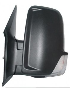 RETROVISORE ESTERNO MERCEDES SPRINTER 2006 ELETT. TERM. BRACCIO CORTO C/FAN. C/CABL. CORTO DX DEPO 91340