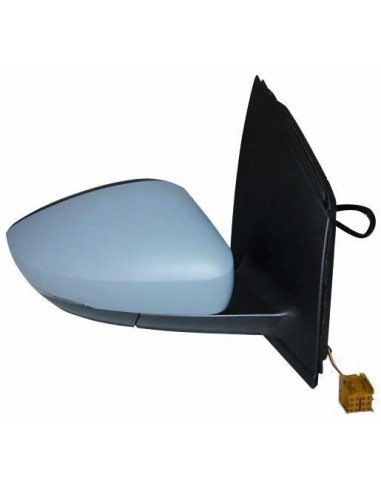 RETROVISORE ESTERNO VOLKSWAGEN POLO 2009 ELETT. TERM. C/FAN. C/PRIM. CONN. QUADRATO DX DEPO 98210