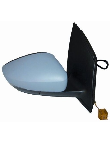 RETROVISORE ESTERNO VOLKSWAGEN POLO 2009 ELETT. TERM. C/FAN. C/PRIM. CONN. QUADRATO DX DEPO 98210