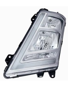 FARO FANALE PROIETTORE ANTERIORE VOLVO TRUCK FH12 - FH13 - FH16 2013 MANUALE PARAB. CROMATA A LED DX DEPO 10572