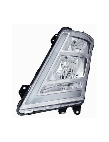 FARO FANALE PROIETTORE ANTERIORE VOLVO TRUCK FH12 - FH13 - FH16 2013 MANUALE PARAB. CROMATA A LED DX DEPO 10572