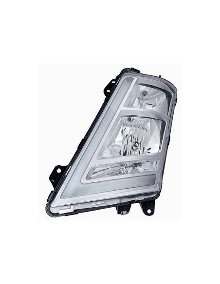 FARO FANALE PROIETTORE ANTERIORE VOLVO TRUCK FH12 - FH13 - FH16 2013 MANUALE PARAB. CROMATA A LED DX DEPO 10572