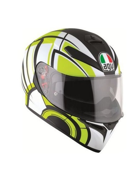 CASCO K-3 SV AVIOR MATT WHITE/LIME TG.XL PINL AGV