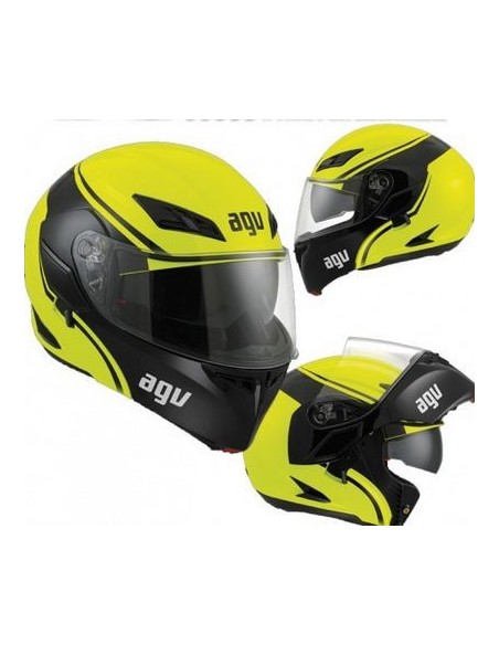 CASCO MODULAR COMPACT ST YELLOW/BLACK TG.S PIN AGV