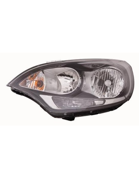 FARO FANALE PROIETTORE ANTERIORE KIA RIO 2011 PARAB. NERA DX DEPO 10588