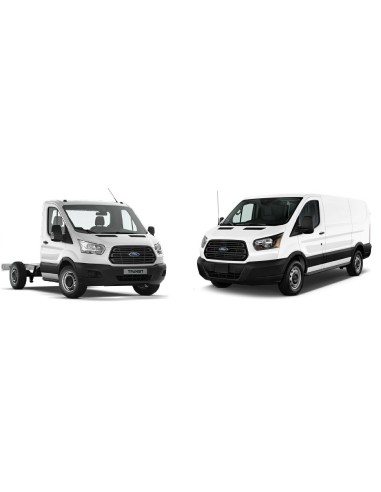 PARAURTI ANTERIORE INFERIORE NERO FORD TRANSIT 14 in poi