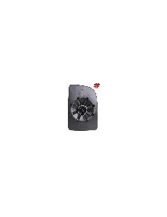 VETRINO SPECCHIO RETROVISORE C/PIASTRA RET.SX SUP