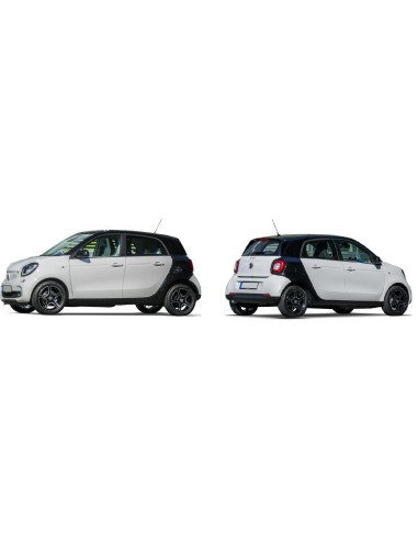 GRIGLIA GOFFR NERA SMART FORFOUR 11/14 in poi
