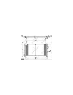 CONDENSATORE OPEL ASTRA- CHEVROLET - DAEWOO -