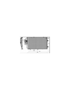 CONDENSATORE OPEL CORSA-COMBO