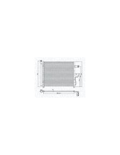 CONDENSATORE HYUNDAI ACCENT II 1.3