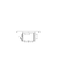 CONDENSATORE ASTRA H - ZAFIRA -