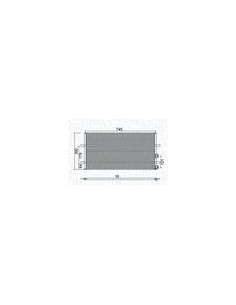 CONDENSATORE FORD TRANSIT FURGONATO (FA )