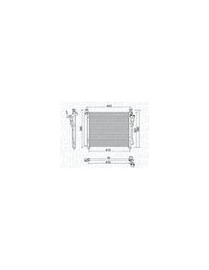 CONDENSATORE KIA PICANTO (SA)