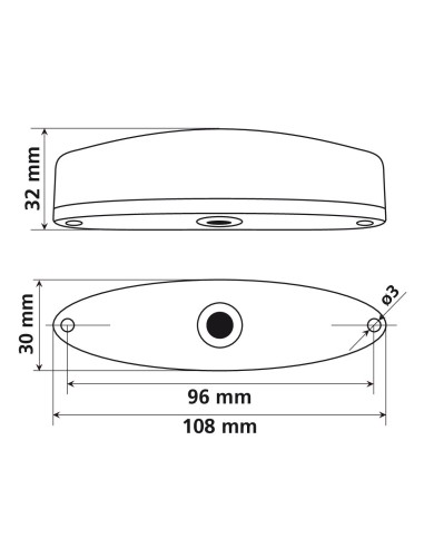 Porster, fanale posteriore a Led 12V